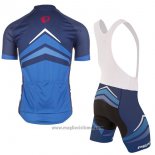 2017 Abbigliamento Ciclismo Pearl Izumi Blu 1 Manica Corta e Salopette